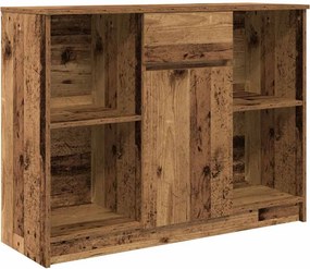 vidaXL antik fa szerelt fa tálalószekrény fiókos 101x35x76 cm