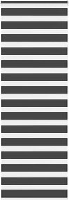 vidaXL zebrafüggönnyel fekete szövetszélesség 85,9 cm poliészter