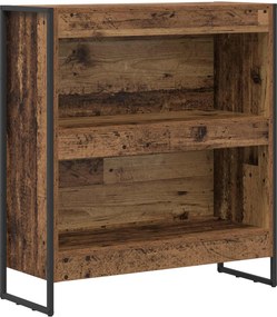 vidaXL Könyvespolc Öreg fa 80 x 30 x 155 cm Faanyag