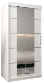 Ruhásszekrény 100 cm Verika 4 100 (fehér). 1064251