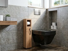 Fürdőszobai szekrény WC fölé LUMERO, tölgy