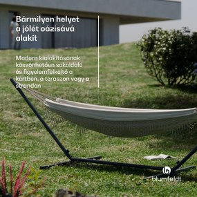 SwayStation Boho függőágy, 320 x 116 cm, időjárásálló, rozsdamentes, rozsdamentes