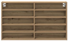 Vitrine Cabinet Artisan Oak 100x15x58 cm Műgyanta Fa