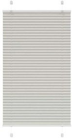 pliszírozott redőny világosszürke 75x150 cm szövetszélesség