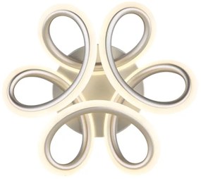 Globo 67386-24S - LED mennyezeti lámpa MELISAND 24W/230V, 26 cm matt króm