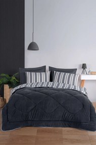 Soft Line ágyneműszett, antracit