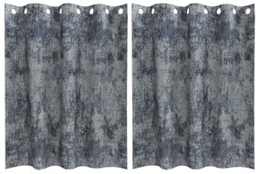 Ezüst Szürke Függönyök Ezüst szürke Poliészter 140 x 140 cm