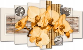 Vászonkép 140x80 Narancssárga orchidea