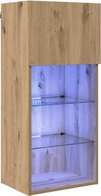 vidaXL Falsítható TV Szekrény Artisan tölgy 40,5 x 30 x 90 cm Faanyag