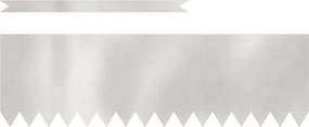 vidaXL Fűszegélyezés 30 pcs Ezüst 100 x 0.05 x 20 cm Rozsdamentes acél