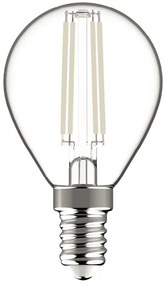 Avide LED White Filament Mini Globe 4.5W E14 WW 2700K