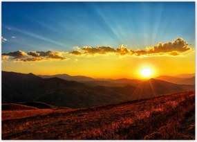 Poszterek 70x50 Gyönyörű naplemente