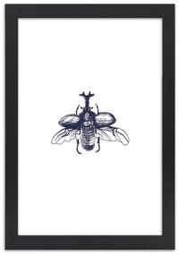 Gario Poszter Repülo bogár A keret színe: Barna, Méret: 70 x 100 cm