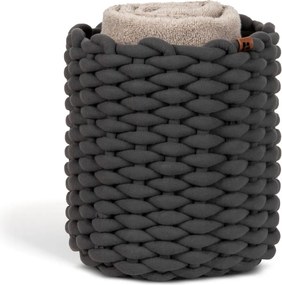 Textil tárolókosár ø 25x25 cm Peach Skin Round M – Bigso