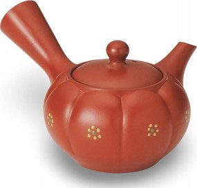 Kyusu japán kerámia teáskanna barna színben, H méret, 320 ml