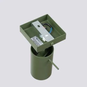 Sollux SL.1500 - Fali spotlámpa RING 1xGU10/10W/230V zöld