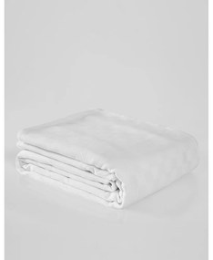 Fehér pamut ágytakaró franciaágyra 200x230 cm Plain – Mijolnir