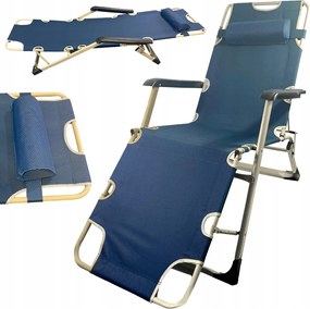 Összecsukható kerti napozóágy strand szék XL Wmc