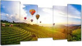 Festmények 150x80 Tájkép Thaiföld Léggömbök