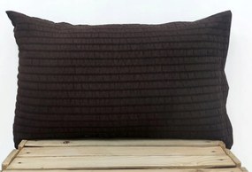 Fakéreg párnahuzat Extra 30x50 100% egyszínű pamut sötétbarna barna