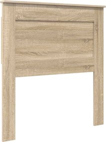 vidaXL Fejtámla fejtámlával Sonoma tölgy 75 cm Faanyag