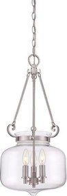 Quoizel STEWART QZ-STEWART-BN Függőlámpa 3x60W/E14