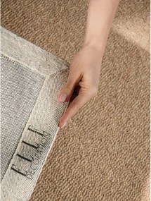 Natúr színű kézi szövésű gyapjú szőnyeg 160x230 cm Puristic Knots – Elle Decoration