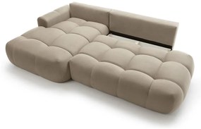 Sarokkanapé Ombre (B) (bézs + fekete) . 1100459