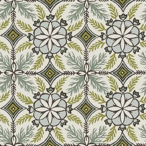 Decoprint Antibes Morocco ekrü-szürke csempemintás vlies tapéta – AN28241