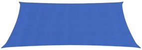 kék HDPE napvitorla 160 g/m² 2,5 x 4,5 m
