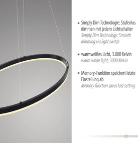 Paul Neuhaus modern függeszték titus antracit pln2392-13