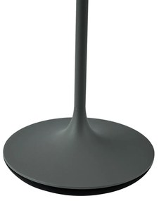 Asztali lámpa sötétszürke LED-del, IP65, újratölthető, töltőállomással - Bass