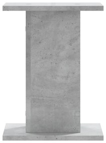 2 db betonszürke szerelt fa növénytartó állvány 30 x 30 x 40 cm