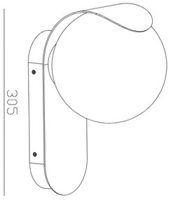 Nordlux - Kültéri fali lámpa DALIUS 1xE27/10W/230V IP44
