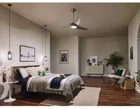 Kichler KLF-VOYA-60-BS -LED Dimmelhető mennyezeti ventilátor VOYA LED/14W/230V + távirányító