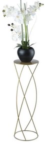 Virágállvány 70x22,5 cm arany színben