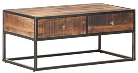 nyers akácfa dohányzóasztal 90 x 50 x 40 cm