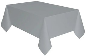 Silver, Ezüst papír asztalterítő 137x274cm