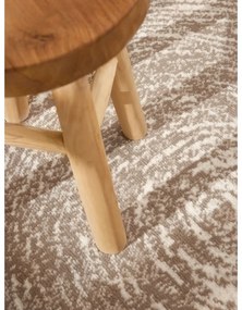 Bézs-krémszínű kerek szőnyeg ø 120 cm Gloria Cavallo – Hanse Home