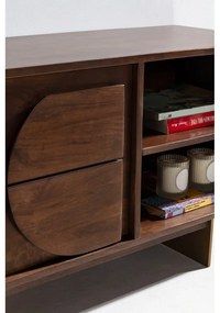 Barna mangófa TV-állvány 145x55x40 cm Trisha – MOME