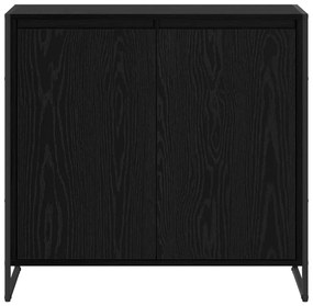 Oldalsó szekrény Fekete tölgy 79 x 36 x 75 cm Faanyag