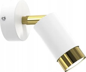 Ewilight Állítható fali lámpa Tube Lux miniGU10 fehér/arany