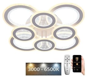 NEDES LED Dimmelhető felületre szerelhető csillár LED/200W/230V 3000-6500K + távirányítás ND3992