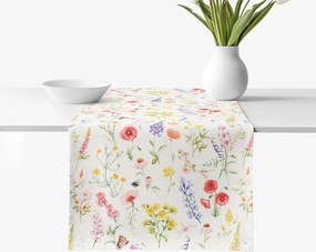 Goldea valencia dekoratív asztali futó - virágzó mező 20x120 cm