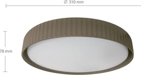 Brilagi - LUCIA LED mennyezeti lámpa LED/24W/230V, átm. 31 cm, taupe