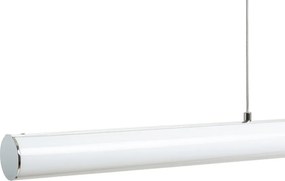 RENDL RIVIER LED I závěsná chrom/mléčný akryl 230V LED 24W 3000K