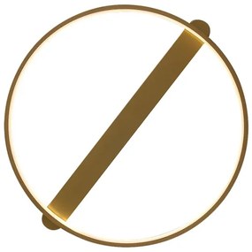 Rabalux 71347 - LED mennyezeti lámpatest BELIZA LED/45W/230V 3000K 50x55 cm aranyszínű