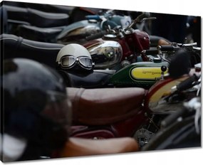 Vászonkép 70x50 Motorosok
