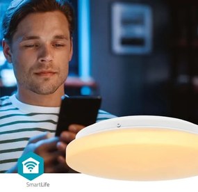 Nedis WIFILAC35WT - LED RGBW Dimmelhető lámpa LED/18W/230V 2700-6500K IP44 Wi-Fi