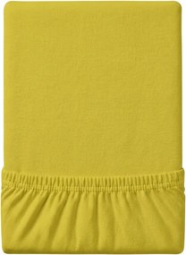 Jersey EXCLUSIVE sárga lepedő 90x200 cm Grammsúly (rost sűrűség): Lux (190 g/m2)